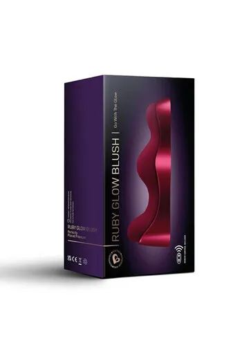 2-in-1 Vibrator with Remote Control | Ruby Glow Pink Rocks-Off | Hands-Free Experience