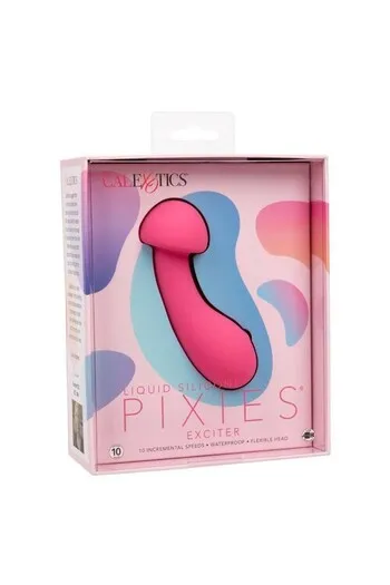Pixies Liquid Silicone Vibrator - 10 Speeds, Dual-Sided Design & Flexible Head