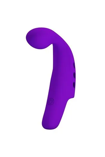 Rechargeable finger vibrator with 10 modes