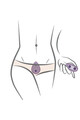 Rocks-Off Knickerbocker Glory: Discreet Vibrator with Remote Control for Shared Pleasure
