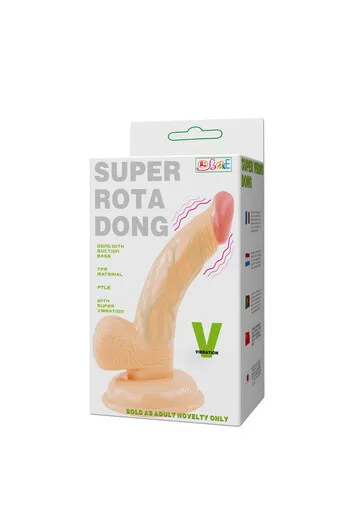 Super Rota Dong: Dildo Realistico con Ventosa Forte | Sensazioni Autentiche