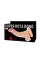 Super Rota Dong - Realistic Rotating Dildo with Suction Cup & Vibration