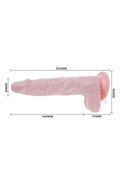 Super Rota Dong: Dildo Realistico Rotante con Ventosa Forte | Piacere Intenso