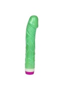 Dildo Vibrazione Verde Realistico - Multivelocità