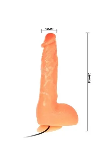 Realistic Vibrating Dildo with Suction Cup - 100% Real Sensation
