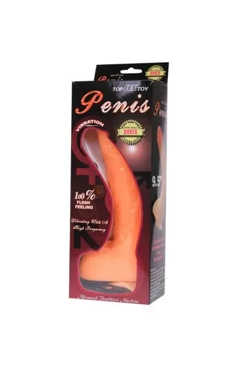 Realistic Vibrating Dildo with Suction Cup - 100% Real Sensation