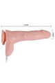 Realistic Dildo with Vibration and Ejaculation Function