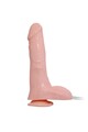 Realistic Dildo with Vibration and Ejaculation Function