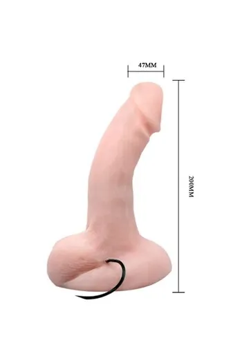 Realistic Dildo with Strong Suction Cup and Multi-Speed Vibration - TPR Skin-Like Material