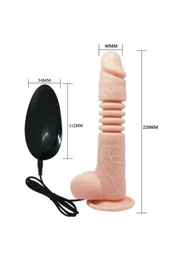 Dildo Realistico con Vibrazione e Rotazione | Massimo Piacere