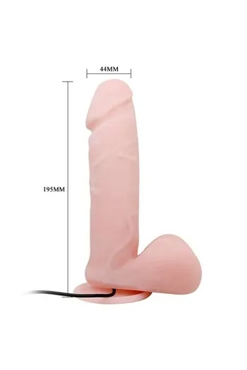 Dildo Realistico con Vibrazione e Rotazione - Soddisfazione Totale