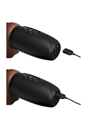 King Cock Plus Thrusting Cock With Balls: Dildo Vibrante con Spinta, Riscaldamento e Vibrazioni