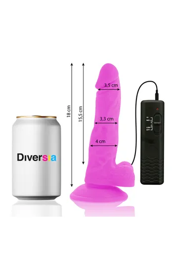 Diversia: Suction Cup Dildo with Remote Control for Intense Sexual Experiences