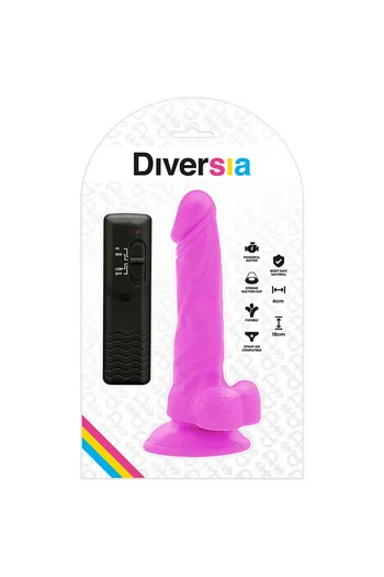 Diversia: Dildo con Ventosa e Telecomando per Esperienze Sessuali Intense
