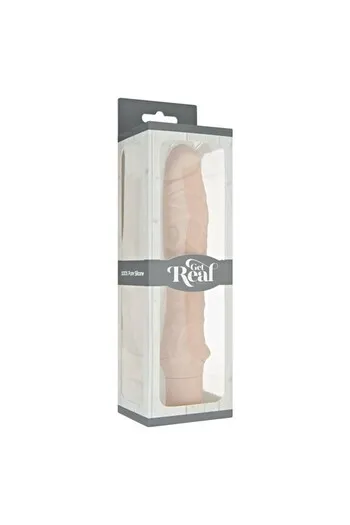 GET REAL Large Silicone Vibrator - 7 Functions, Waterproof