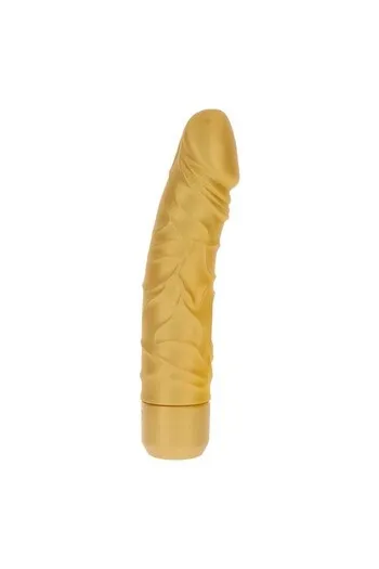 Gold Dicker - Vibrador Realistico Dorato per Piacere Intimo Illimitato