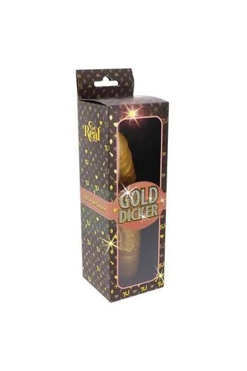 Vibratore Gold Dicker Stim Get Real - Placeri Intimi Illimitati