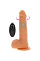 Realistic Vibrating Dildo with Rotating Beads
