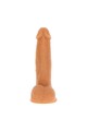 Realistic Vibrating Dildo with Rotating Beads