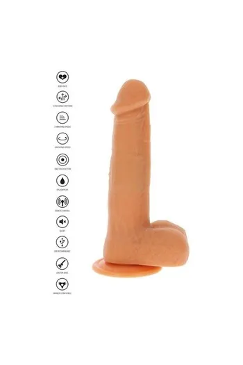 Dildo Realistico con Vibrazione e Perle Rotanti