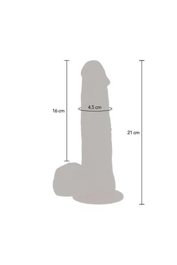 Dildo Realistico con Vibrazione e Perle Rotanti