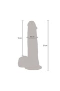 Dildo Realistico con Vibrazione e Perle Rotanti