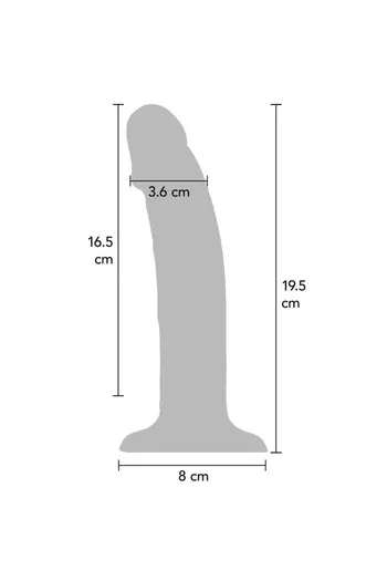 Premium Vibrating Dildo Get Real by TOYJOY - 10 Modes, Rechargeable, Body-Safe Silicone