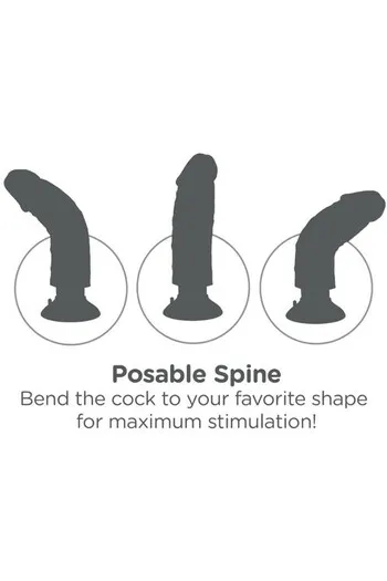 King Cock Dildo Vibrante - Realismo Americano Premium a Prezzo Accessibile