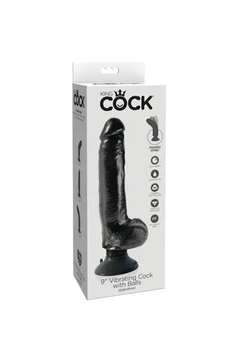 King Cock Realistic Vibrating Dildo | American Quality | Pipedreams