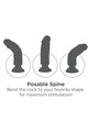King Cock Realistic Vibrating Dildo | American Quality | Pipedreams