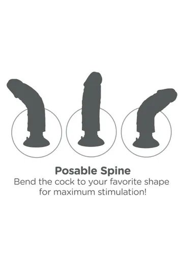 King Cock Realistic Vibrating Dildo | American Quality | Pipedreams