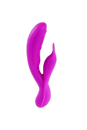 Pretty Love Bliss - Vibrador Masajeador Lila di Alta Qualità con 4 Punti di Vibrazione