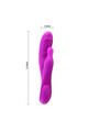 Pretty Love Bliss - Vibrador Masajeador Lila di Alta Qualità con 4 Punti di Vibrazione