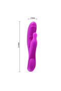 Pretty Love Bliss - Vibrador Masajeador Lila di Alta Qualità con 4 Punti di Vibrazione