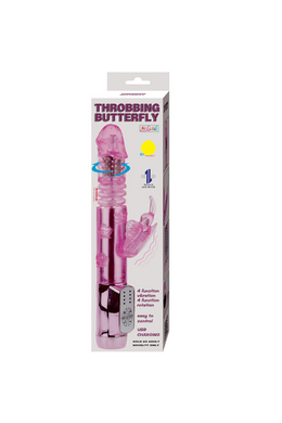 Rabbit Throbbing Butterfly Vibrator - Complete Pleasure