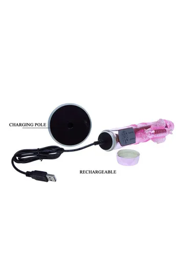 Rabbit Throbbing Butterfly Vibrator - Complete Pleasure