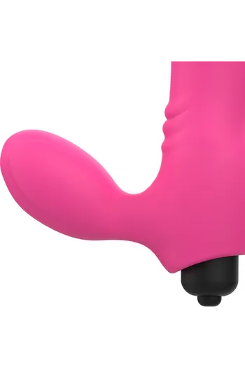 OHMAMA Dual Stimulation Dildo - G-Spot and Clitoral Vibrator