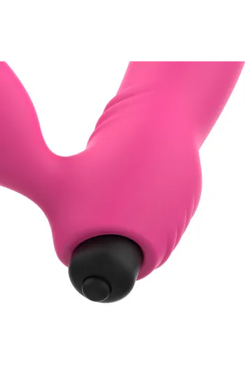 OHMAMA Dual Stimulation Dildo - G-Spot and Clitoral Vibrator