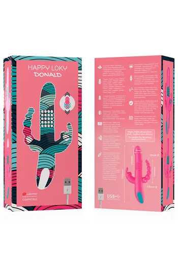 HAPPY LOKY DONALD: Triple Anal, G-Spot & Clitoral Stimulation | Adult Toy