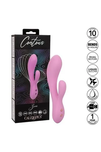 Zoie Massaggiatore Duale - Stimolazione G-Spot e Punto G con 10 Funzioni Vibrazione