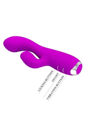 Vibratore Coniglio Silicone - 12 Velocità, Impermeabile | Pretty Love