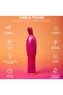 Durex Vibe & Tease: Multi-Speed Rabbit Vibrator for Unlimited Pleasure