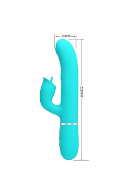 Vibrador Rabbit Pretty Love - Massaggio Doppio con 14 Funzioni