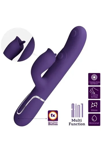 Pretty Love Rabbit Vibrator - Dual Stimulation Massager for Intense Orgasms