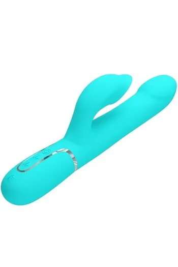 Vibrador Rabbit Pretty Love - Massaggio Intimo con Doppio Motore e Perle Rotanti