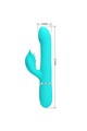 Vibrador Rabbit Pretty Love - Massaggio Intimo con Doppio Motore e Perle Rotanti