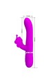 Pretty Love Rabbit Vibrator - 7 Vibrations & 7 Pulsations for Ultimate Pleasure