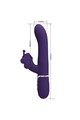 Vibro Rabbit Pretty Love - Piacere Intenso con 7 Vibrazioni e 7 Pulsazioni