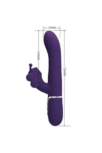 Vibro Rabbit Pretty Love - Piacere Intenso con 7 Vibrazioni e 7 Pulsazioni