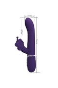Vibro Rabbit Pretty Love - Piacere Intenso con 7 Vibrazioni e 7 Pulsazioni